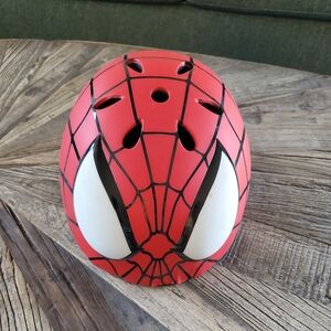 Source Unknown Red Webbed Hero Helmet